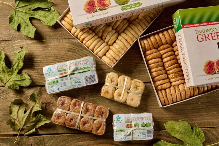  Συσκευασίες 250g, 500g & 3kg αποξηραμένα λευκά και φυσικά σύκα thumb