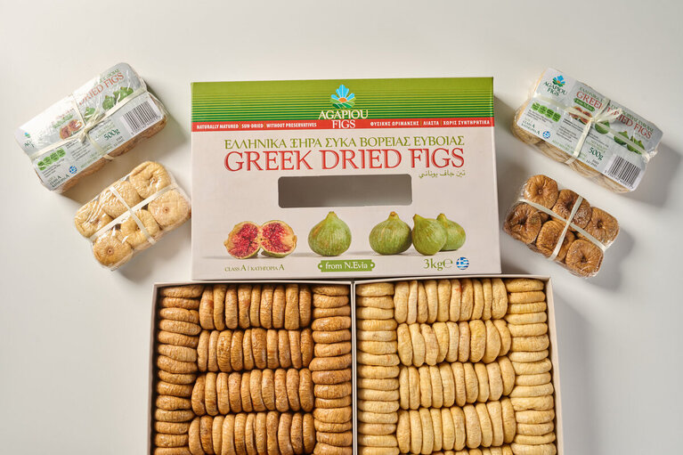 Συσκευασίες 250g, 500g & 3kg αποξηραμένα λευκά και φυσικά σύκα thumb
