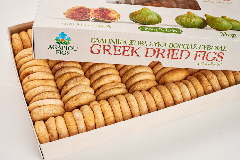 Συσκευασία 3kg αποξηραμένα λευκά σύκα thumb